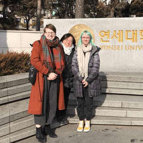 South Korea Reflections at Yonsei University