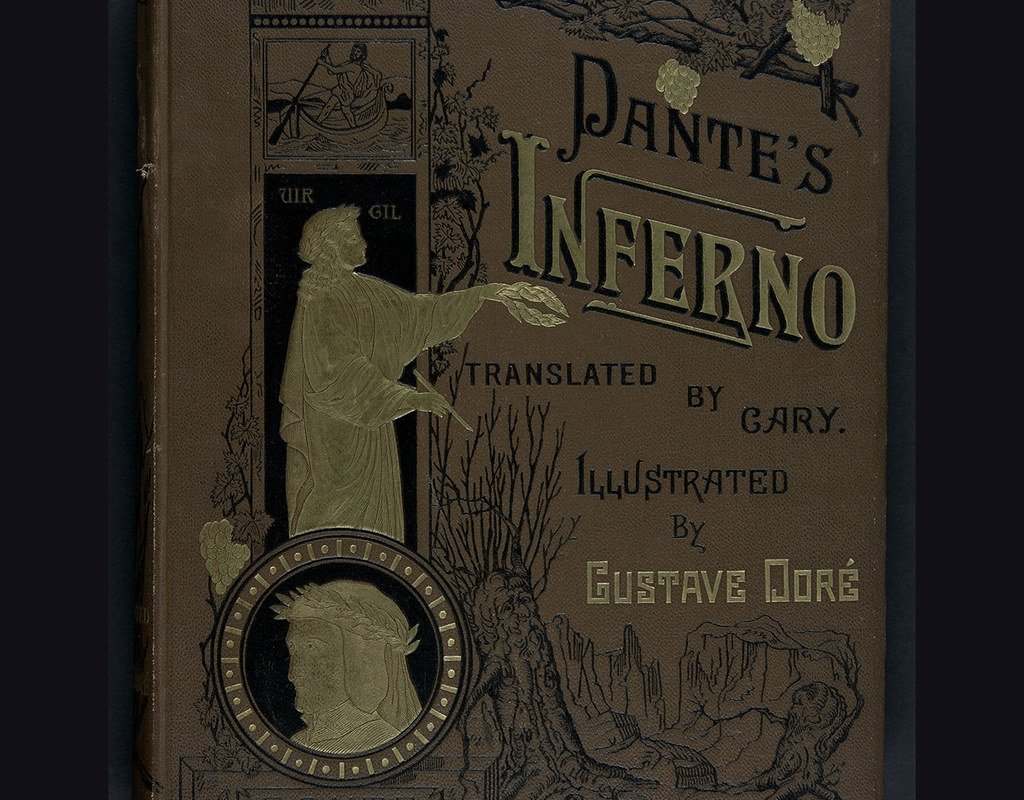 Dantes Inferno Dante Alighieri 1885 Illustrated -  in 2023