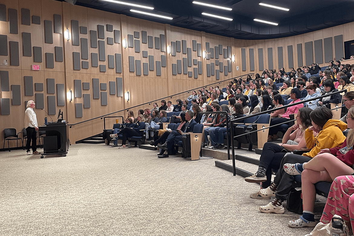 Three Mount Holyoke professors spoke at Final Lecture, giving talks that ranged from aspirational to deeply personal.