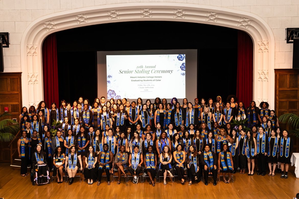 Mount Holyoke's Stoling Ceremony for 2024