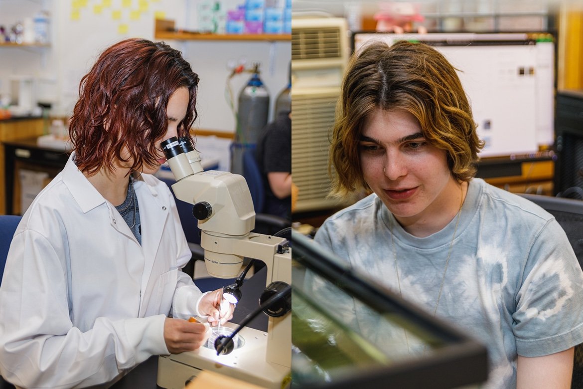 Two Mount Holyoke College students have been selected for the second round of the Beckman Scholars Program. As part of the 15-month program, students delve deeply into advanced research projects with the mentorship of a College faculty member.