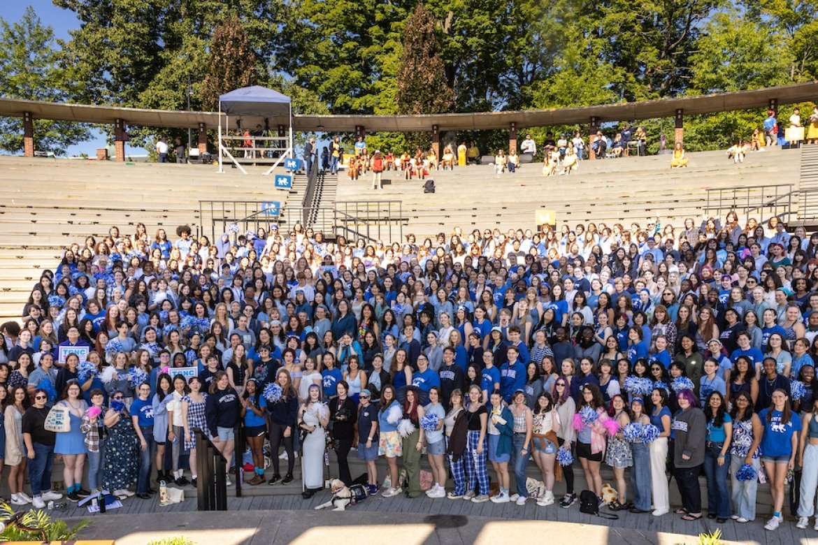 Class of 2028 at Convocation 2024