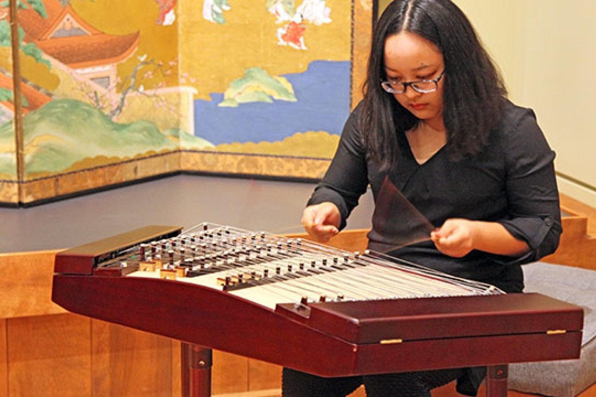 “I’m very happy to able to achieve so many things,” says Bingyao Liu ’19. “I have started something that is an incredible community. We’re not just partners who play music, we’re friends and family in a place far from home.” (photo: Angel Xiang ’20)