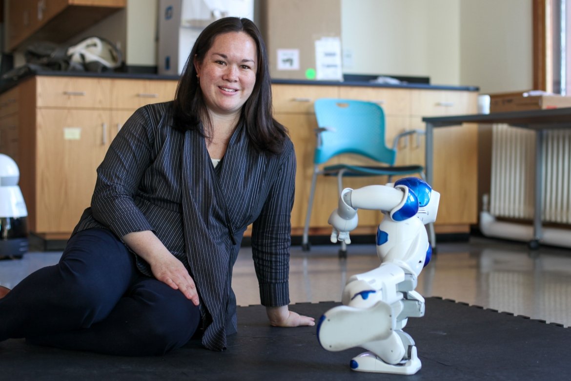 Heather Pon-Barry received the prestigious CAREER award for her work in educational — and socially intelligent — robots that collaborate with students in STEM learning.