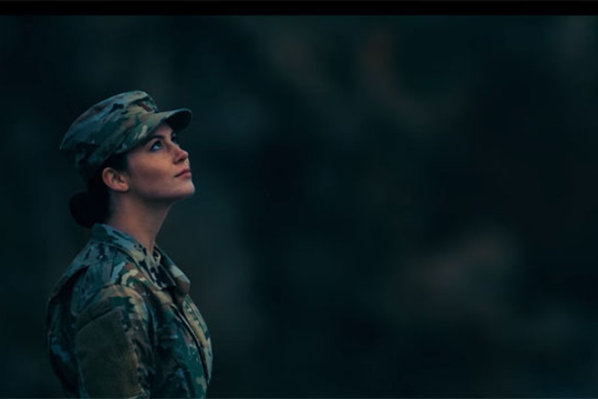 Katie Cashin was featured in a new ad promoting the U.S. Space Force.