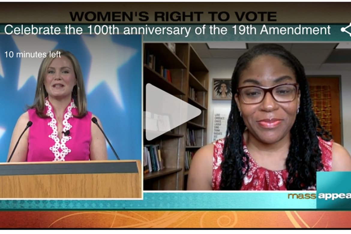 Riché J. Daniel Barnes, associate professor of gender studies at Mount Holyoke College, spoke to Mass Appeal about the 19th Amendment.