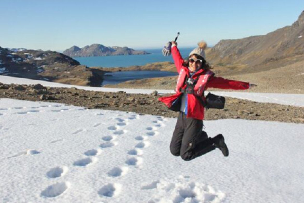 Songqiao Yao ’11 in Antarctica