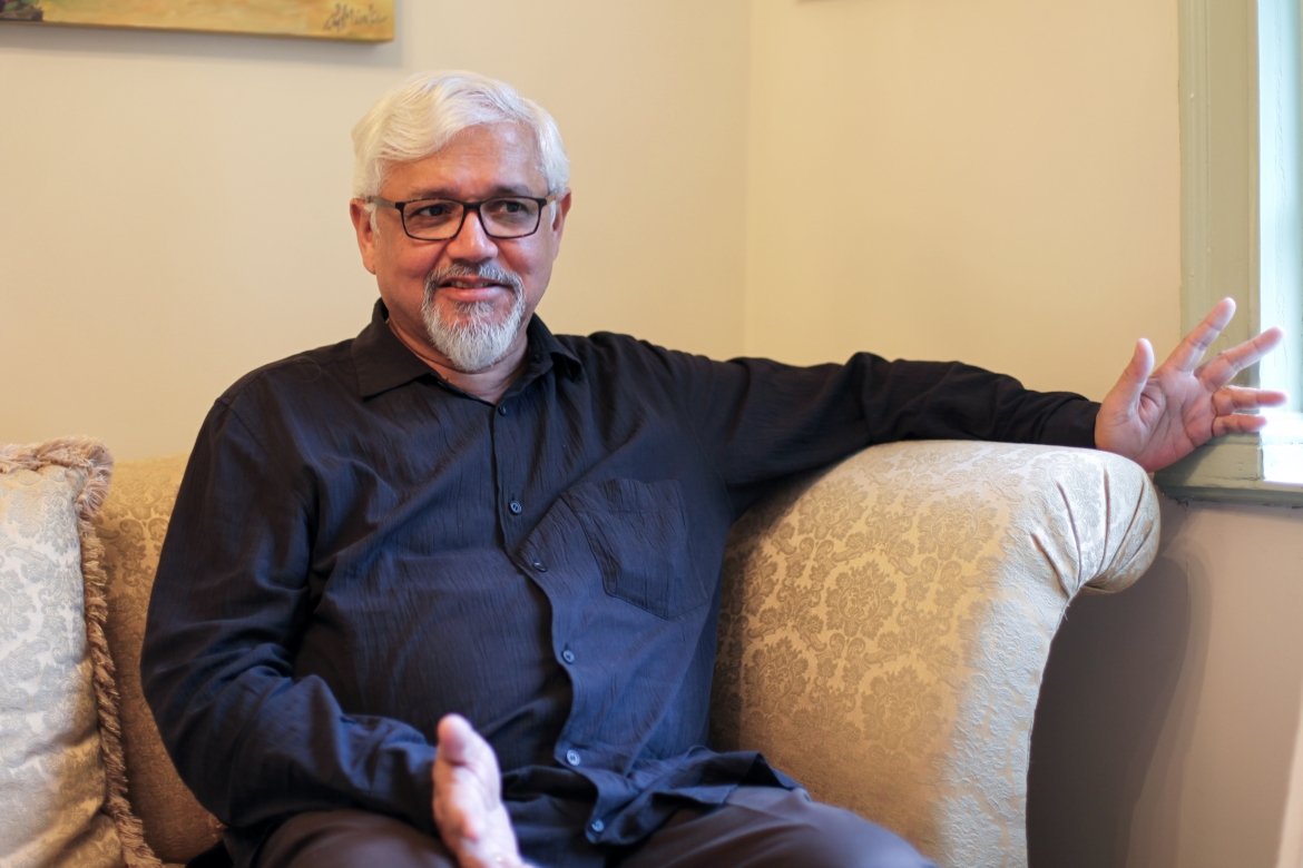 Author Amitav Ghosh’s newest book is “The Gun Merchant.”