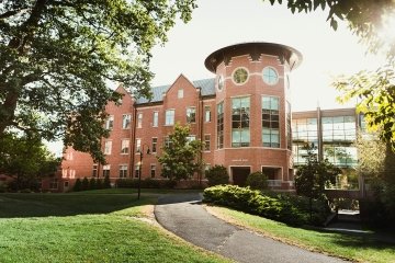 Kendade Hall on the Mount Holyoke College campus.