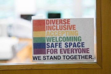 Diverse Inclusive Accepting sticker