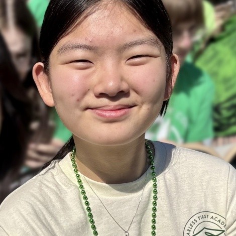 Vitalina Nam, class of 2029 at Convocation 2025