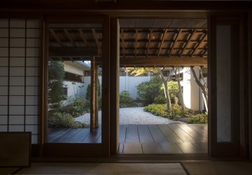 Wa-shin-an Japanese garden on the Mount Holyoke Campus