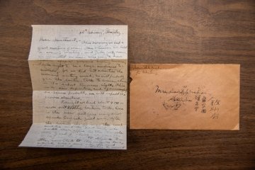 One of the many letters written by David Crockett Graham that will be archived at Mount Holyoke College